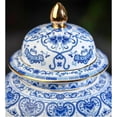 thumbnail image 4 of Vase Jar Storage Jar Chinese Ceramic Ginger Jar Floral Vases With Lid Gold Enamel Porcelain Vase Temple Jars Tea Storage Jar For Home Decorative, 4 of 6