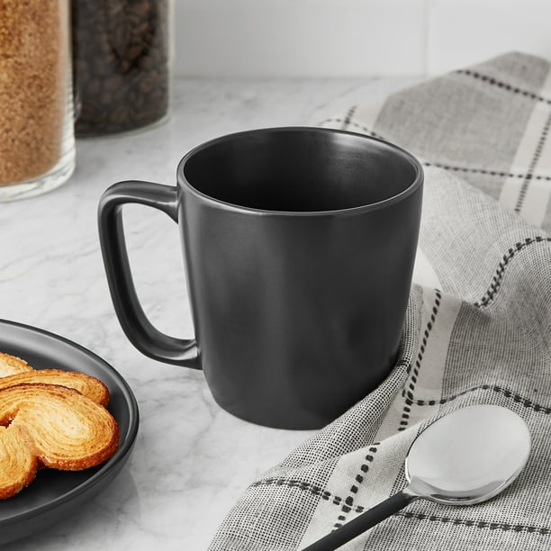 Mainstays Alessandra 14oz Matte Black Stoneware Mug