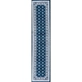 thumbnail image 3 of JONATHAN Y MODERN PERSIAN 2 x 10 Runner Rug, Acanthus French Border - Navy/Blue, MDP504C-210, 3 of 10