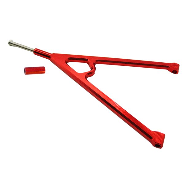 Barra de soporte Trigon trasera Tholdsy para AXIAL SCX10 Aleación de aluminio Rojo