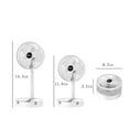 thumbnail image 3 of UttpKLBx Usb Air Conditioner Powerful Small Fan Room Air Conditioner with Remote Mini Portable Fan Rechargeable, Home Office Travel Camping Fan (White), 3 of 7