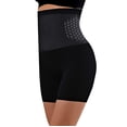 thumbnail image 3 of High Waist Tummy Control Shapewear Shorts for Women, Butt Lifting Boyshorts with Thermal Compression - Seamless Sculpting Underwear Black M, 3 of 9