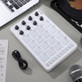 thumbnail image 7 of Beat Keyboard Machine White ABS for Music Making with Versatile Knobs and Rgb Pads, 7 of 7