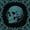 Black Teal, variant on Homewish Baroque Antique Skull Bedding for Kids, Lavender Mandala Floral Duvet Cover Full, Black Reversible, 3pcs, 1 Duvet Cover and 2 Pillowcases