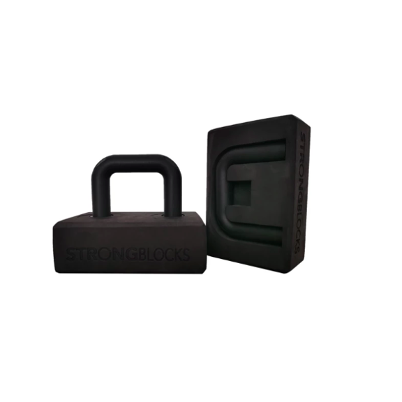 StrongBlocks - Hybrid Set of Parrallettes and Yoga Blocks for Flexibility and Strength Training