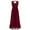 Burgundy, variant on MSemis Flower Girls Kids Wedding Party Evening Formal Pageant Dance Gown