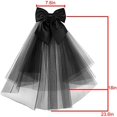thumbnail image 2 of Velo de novia para mujer, velo corto de tul con lazo de encaje, velo de novia para boda, tocados, velo gótico para fiesta de Halloween ShuxiuWang 1327537008958, 2 of 5