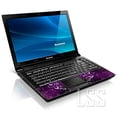 thumbnail image 2 of LSS Laptop Skin Colorful Purple Heart Butterfly Pattern Fits 16.5" 17" 17.3", 2 of 5