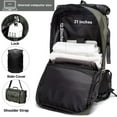 thumbnail image 2 of KAKA Mochila de Viaje Mochila de Mano, Bolsa de Lona Convertible Duradera para Computadora Laptop de 15,6 Pulgadas para Hombres y Mujeres (Mediano 35 L), 2 of 13
