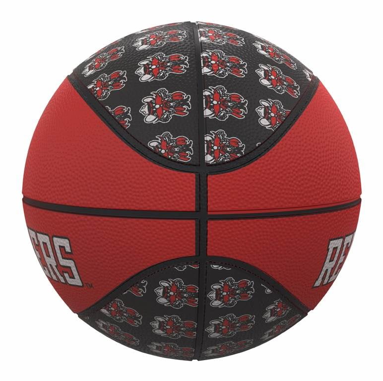 Logo Chair 220-91MR-1 NCAA Texas Tech Red Raiders Repeating Logo Rubber Basketball - Mini Size