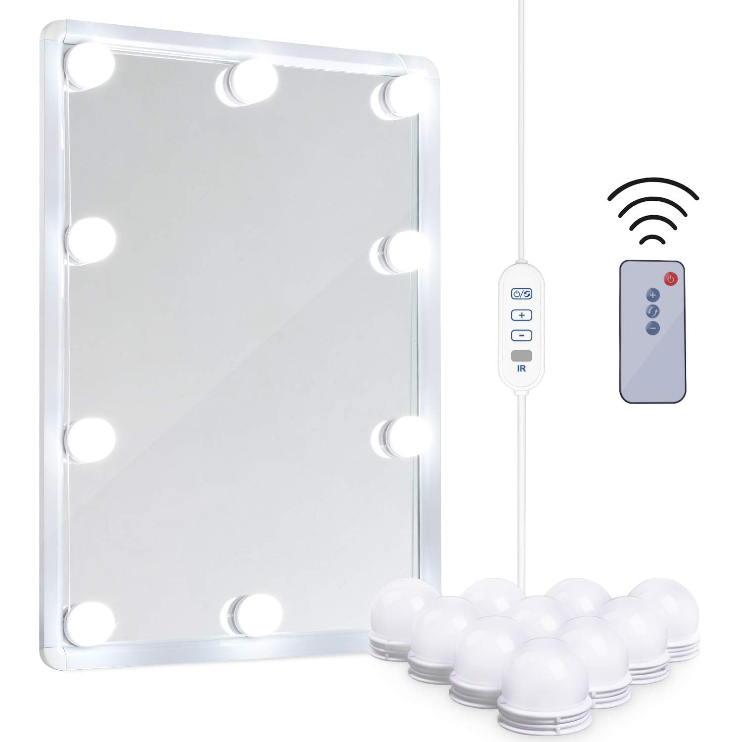 Led Vanity Mirror Lights Kit Remote, Vanity Lights For Makeup