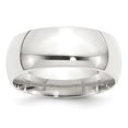 thumbnail image 4 of 925 Sterling Silver 9mm Comfort Fit Band Ring Size 7, 4 of 6