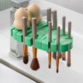 thumbnail image 3 of Soporte de pared para cepillos de maquillaje, organizador de cepillos de dientes, cepillo cosmético, soporte de pared, repisa, soporte para cepillos de dientes para ducha, 2 uds., 3 of 5