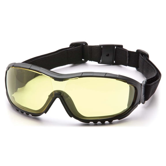 Black Strap/Temples/Amber Anti-Fog Lens