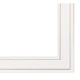 thumbnail image 3 of White Framed Decorative Clear Glass Wall Mirror - Ready to Hang, 3 of 3