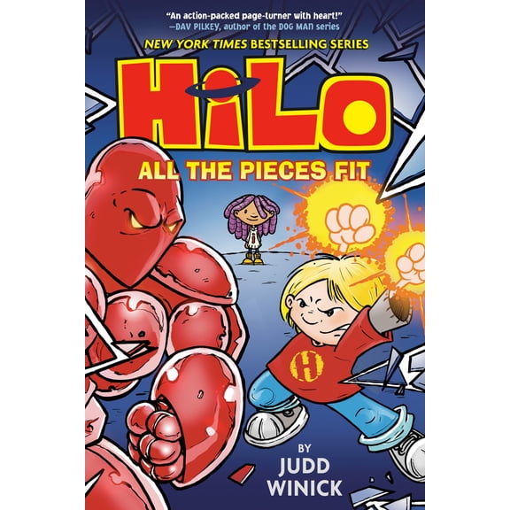 Pre-Owned Hilo Book 6: All the Pieces Fit: (A Graphic Novel) (Library Binding) 0525644075 9780525644071