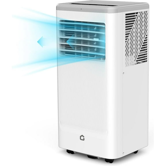 WhizMax 8 000 Btu Portable Air Conditioner for Rooms up to 350 Square Feet 3 in 1 Freestanding Cooling Air Conditioner with Fan and Dehumidifier Sleep Mode Auto Oscillation 24 Hour Timer