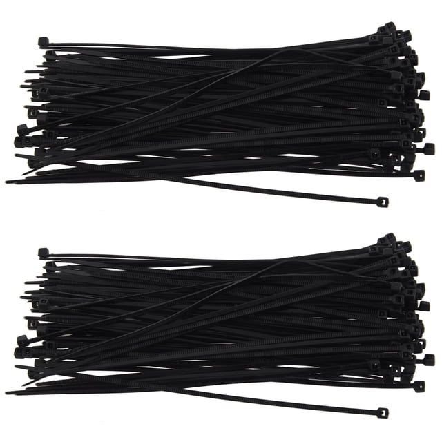 Cable Ties Cable Tie Wraps / Zip Ties Color: Negro Tamaño: 140 mm x 2.5 mm 200Pcs