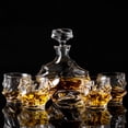 thumbnail image 6 of Whiskey Decanter and Glasses Set, KANARS 27 oz Crystal Liquor Decanter Set for Scotch Bourbon Irish Whisky, 6 of 6