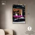 thumbnail image 5 of Lovely Spring Blossom Store and Car Canvas Fashion and Glam by Art Remedy, Gold Frame, 30" x 45", 5 of 7