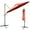Orange, variant on Costway 11ft Patio Offset Umbrella Cantilever Rotation Aluminum Tilt Cross Base Orange
