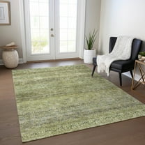 Addison Rugs Chantille Indoor/Outdoor Transitional Stripes Aloe Washable Rectangle Rug, 10' x 14'