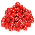 thumbnail image 1 of WE Games dés Rouges aux Coins Arrondis - Lot de 100, 1 of 7
