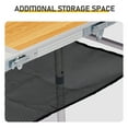 thumbnail image 5 of SUREGO 3ft Folding Camping Table Portable, Adjustable Height Aluminum Picnic Table with Carry Handle for Outdoor Indoor Camping, BBQ, Beach, Patio, Natural, 5 of 9