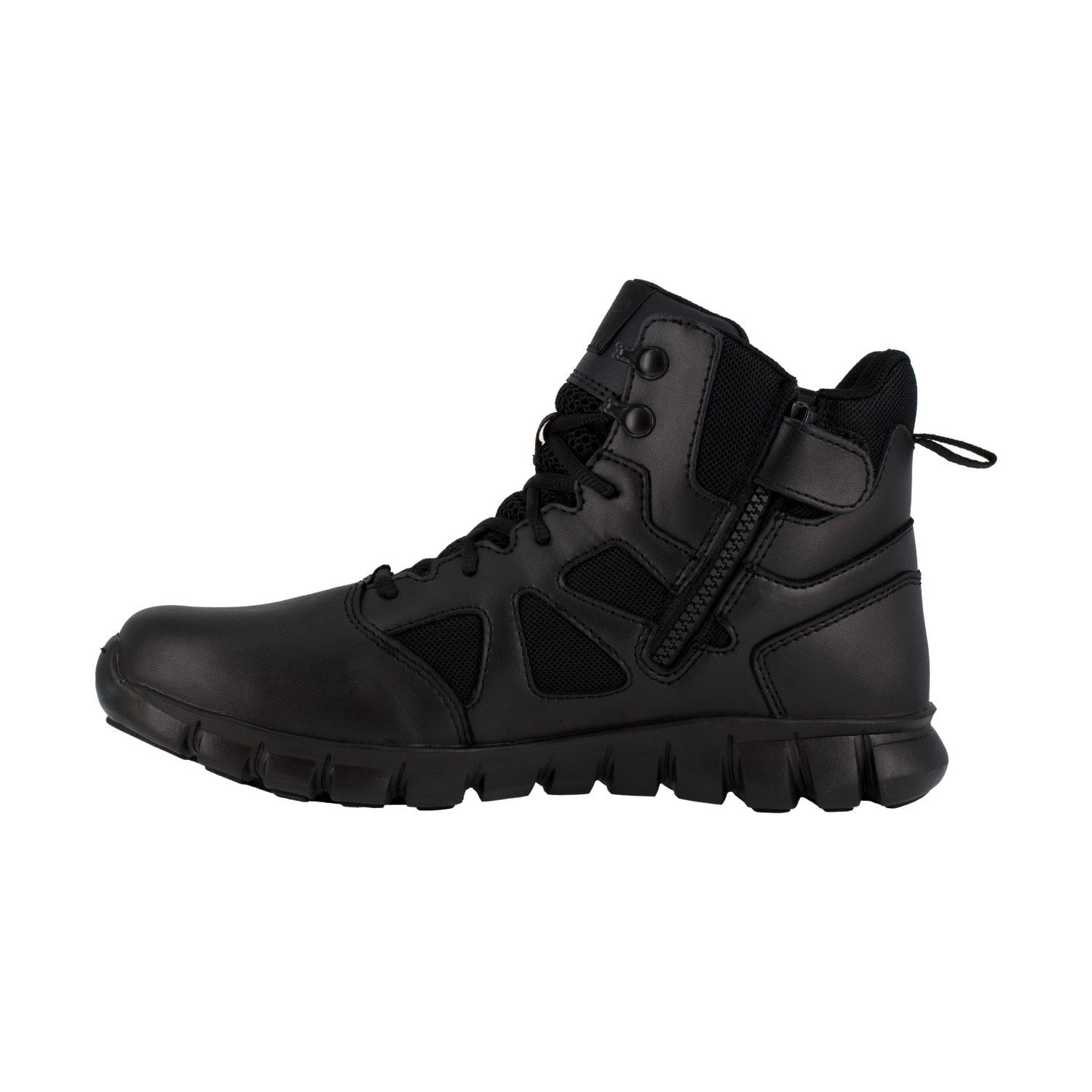Reebok Sublite Cushion RB8605 Black Leather Tactical Side Zip Mens 6 Womens 8 REEBOK SUBLITE CUSHION TACTICAL MEN main image 4