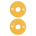 thumbnail image 1 of Almencla 2Pcs Accessory Weight Plates Fits 5cm Barbells for Home Gyms Multifunctional 1.5kg Yellow, 1 of 8