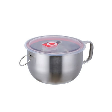 

Large Capacity Instant Noodle Bowl with Lid Used for Fruit Salads Candies Dried Fruits Used for Picnic and Travel