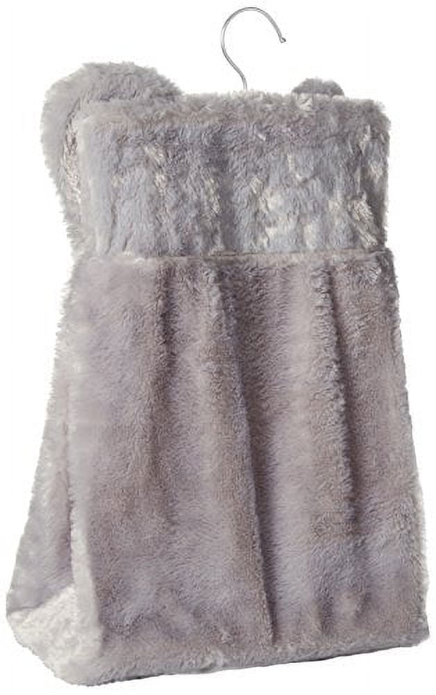 Levtex Baby - Plush Elephant Diaper Stacker - Grey - 18x11in.