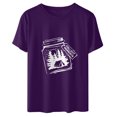 thumbnail image 4 of Summer T Shirt for Women Funny Graphic Tees Print Shirts Short Sleeve Casual Basic Birthday Party Tee Tops Blouses, 4 of 6