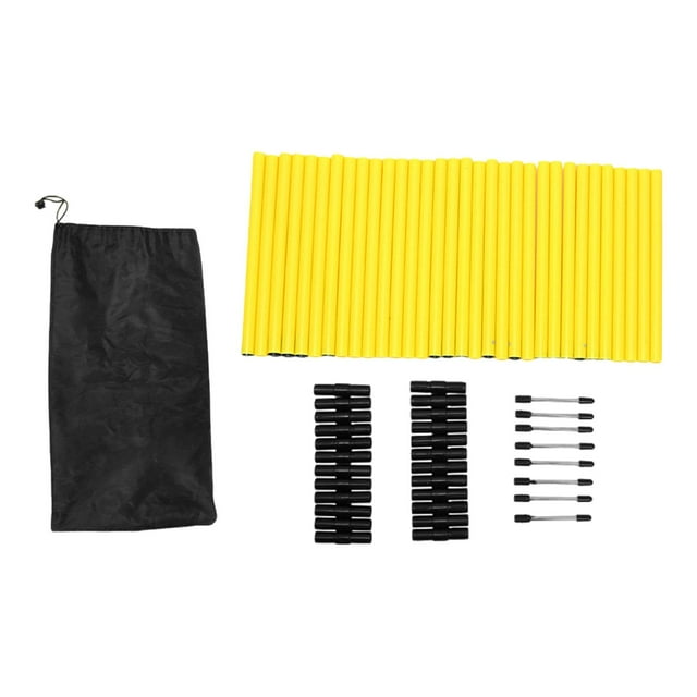 Colaxi Soccer Training Agility Poles, Soccer Training Sticks Football Practice Poles for Practice, Baseball, Improve Agility Balance Yellow