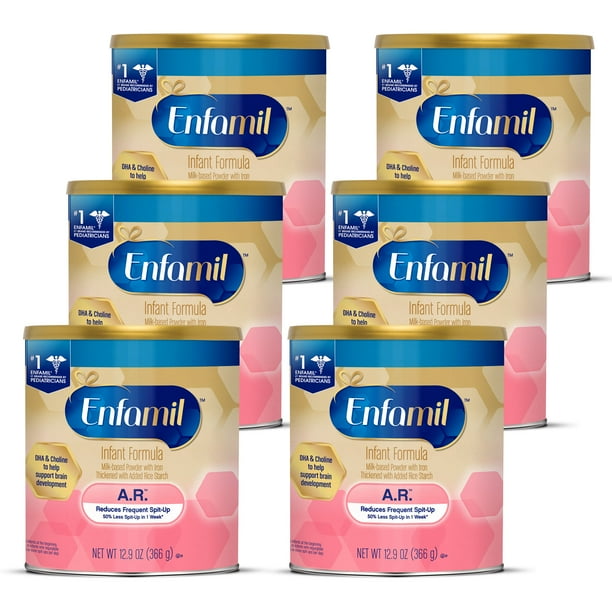 Enfamil A.R. Infant Formula, Clinically Proven to Reduce SpitUp in 1