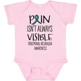 thumbnail image 3 of Inktastic Trigeminal Neuralgia Awareness Pain Isn't Always Visible Boys or Girls Baby Bodysuit, 3 of 5