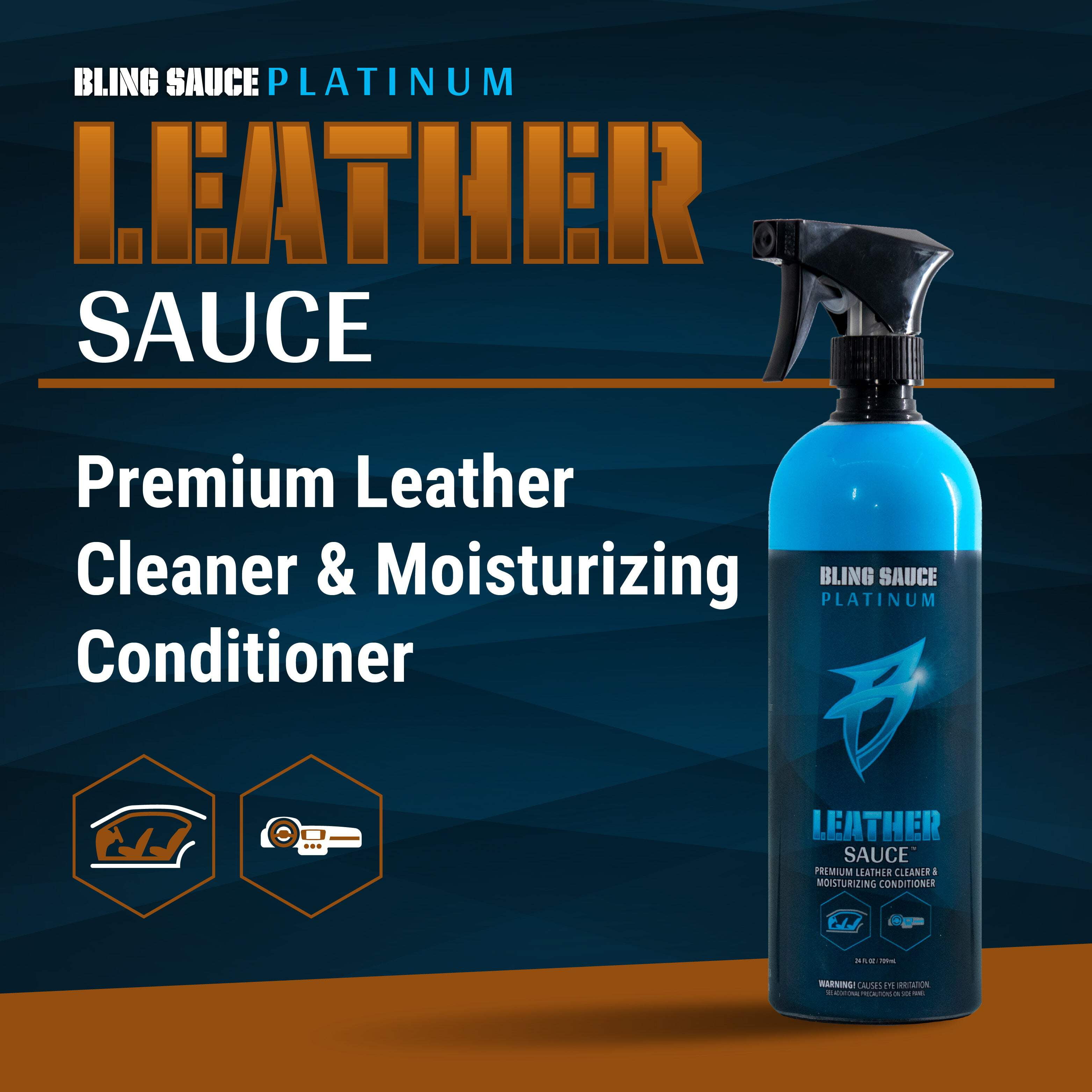 Bling Sauce Leather Cleaner & Conditioner 24oz