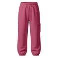 thumbnail image 4 of Joggers for Women Spring Fall Elastic High Waist Straight Leg Loose Jogger Sweatpants with Pockets Jogging Pants, 4 of 7