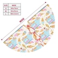 thumbnail image 3 of Sikiie Icecream Truck 30-48 inches {designName} Print Christmas Tree Skirt Snowman Xmas Tree Skirt with Edge Christmas Decorations for Holiday Party36", 3 of 7