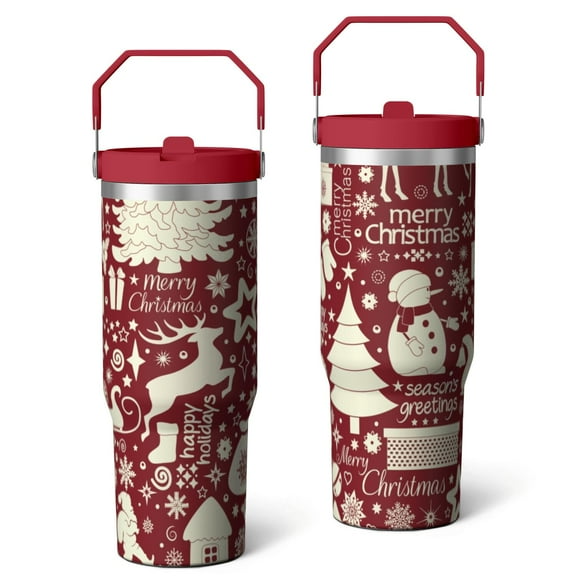 30OZ Halloween Tumbler – Lnsulated Stainless Steel Travel Mug,Leakproof,BPA-Free,Hot/Cold – for Coffee,Office,Car,Gym.