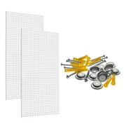 Triton Products High Density Fiberboard Pegboards with Mounting Hardware, Two Pegboards