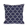 thumbnail image 1 of One Bella Casa 74702PL16 Oreiller Marocain à Répétition 16 x 16 Po - Bleu Nuit, 1 of 1