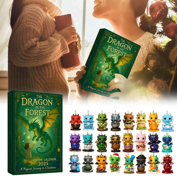 Advent Calendar Countdown Set for Festive Daily Discoveries and Exciting Holiday Surprises with a Magical Design