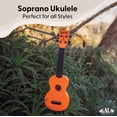 thumbnail image 2 of Ukulele Kala Waterman Soprano Recycled Sunset Orange, 2 of 6