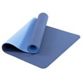 thumbnail image 2 of UMINEUX Extra Wide Yoga Mat 1/4" Thickness TPE Yoga Mats Non Slip, Navy Blue, 2 of 8