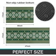 Green Kitchen Rugs Sets of 2, Green Kitchen Mat Washable NonSlip