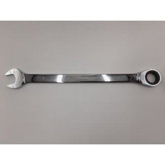 13mm 12-Point Full Polish Combo Ratchet Wrench - Non-Reversible, Durable Hand Tool