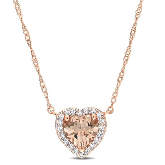Everly Women's Morganite 14k Rose Gold Necklace