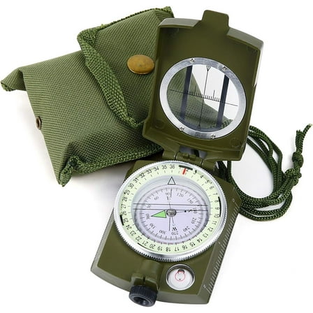 MRSXXNTY Compass Hiking Survival |  Military Sighting Orienteering Compass | Backpacking Navigation Compass | Boy Scout Compass for Kids | Professional Compass for Hiking Camping Hunting