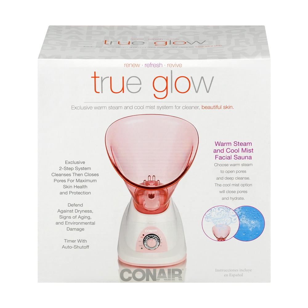 Conair True Glow Warm Steam & Cool Mist Facial Sauna